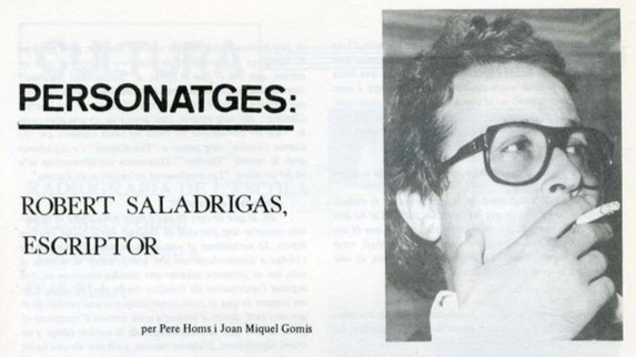 Recordant els personatges de la revista Alella: Robert Saladrigas