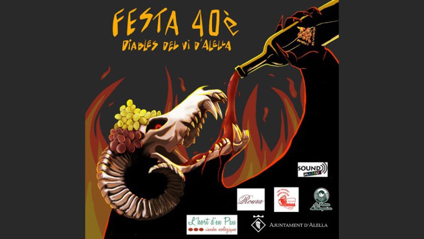 Els Diables del vi d'Alella celebren 40 anys d'història