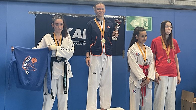 Violeta Prat, campiona de Catalunya de Taekwondo