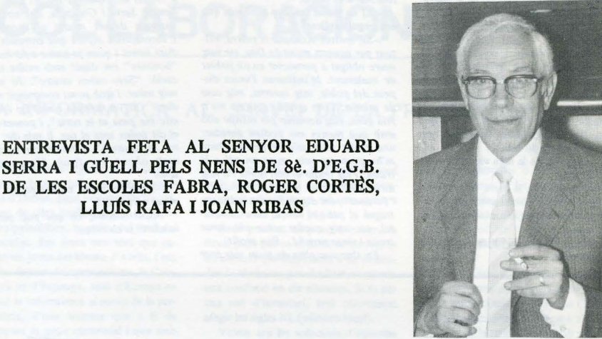 Intervius 09: Eduard Serra i Güell, promotor i director de la revista Alella