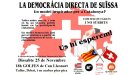 Organitzen un taller per donar a conèixer la democràcia directa de Suïssa