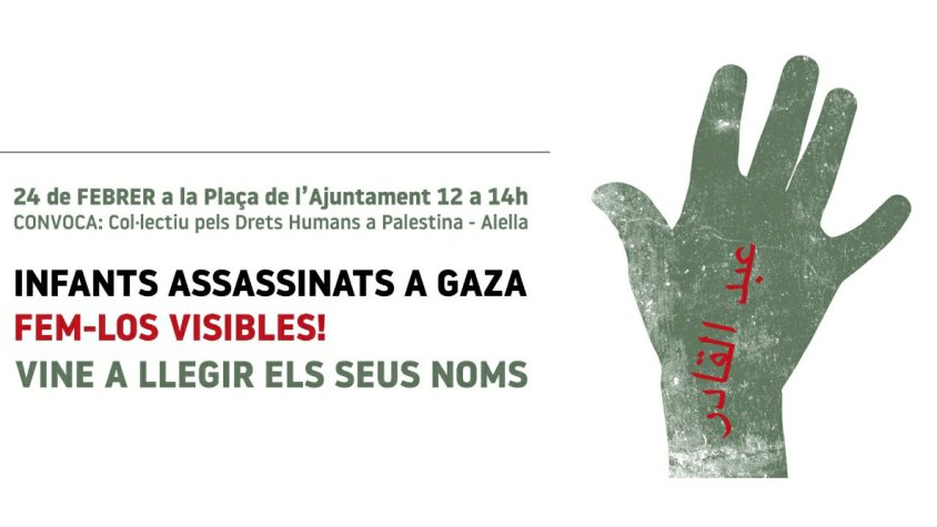 Organitzen un nou acte d'homenatge als nens morts a Gaza
