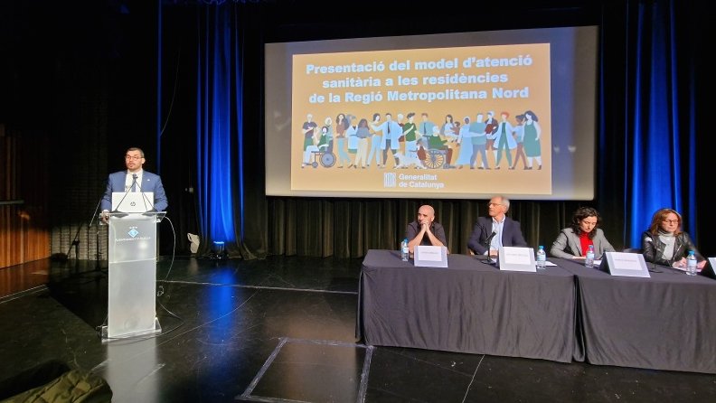 La Generalitat presenta a Alella el nou model d'atenció sanitària a les residències