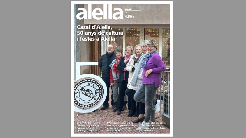 Ja disponible el número 387 de la revista Alella per a la seva consulta en línia