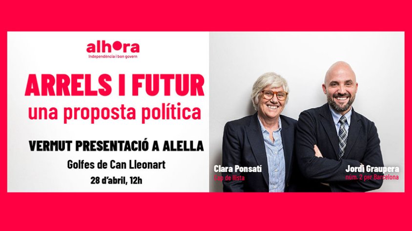 Aquest diumenge, Clara Ponsatí a Alella