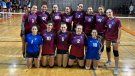 El sènior femení del Vòlei Alella, un equip que vola alt