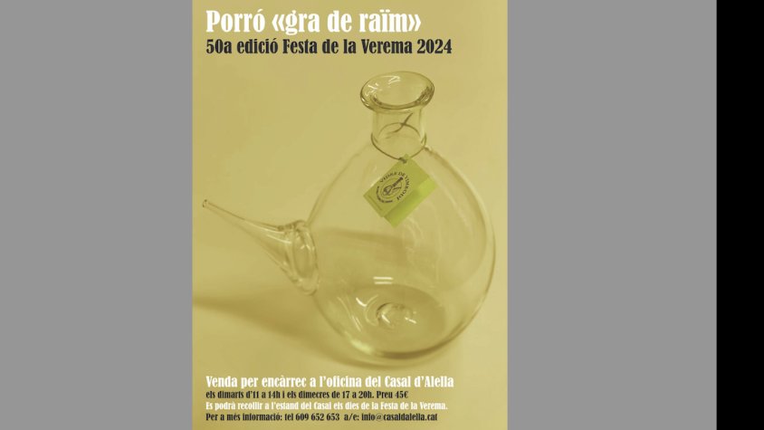 No us quedeu sense el vostre porró especial de la Festa de la Verema