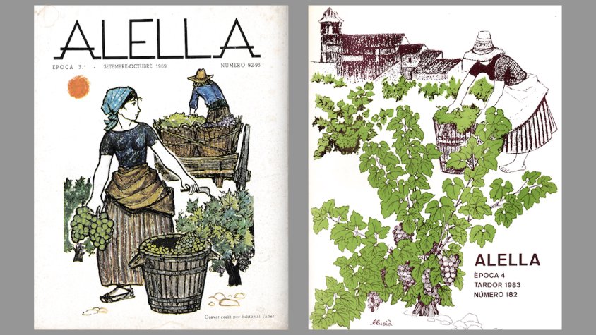 Les 50 veremes de la revista Alella: portades entre els anys 1969 i 1983 