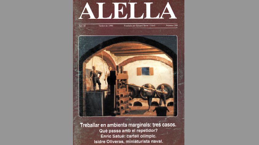 Les 50 veremes de la revista Alella: portada de l’any 1990