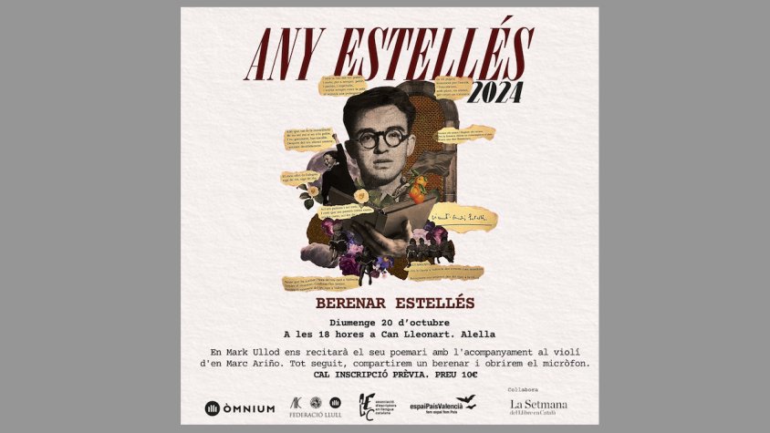 Òmnium Alella organitza un Berenar Estellés