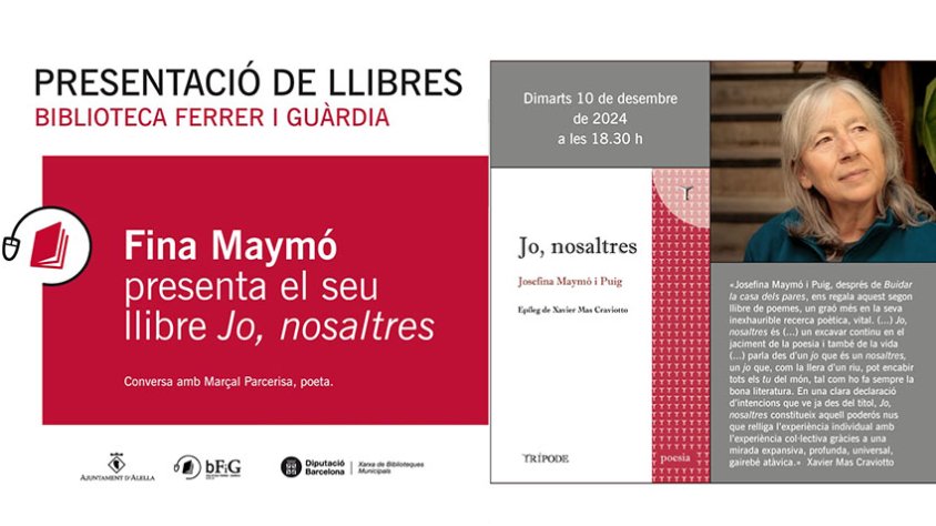 Fina Maymó presenta el seu segon llibre
