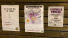 El col·lectiu Salvem la Miralda encartella Alella i El Masnou