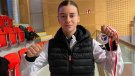 Violeta Prat, medalla de plata al campionat d'Alta Àustria de taekwondo