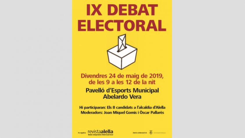 #Alella2019 | I finalment... aquest vespre, el debat electoral