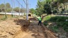 Comencen les obres per allargar el passeig de vianants fins a Alella Parc