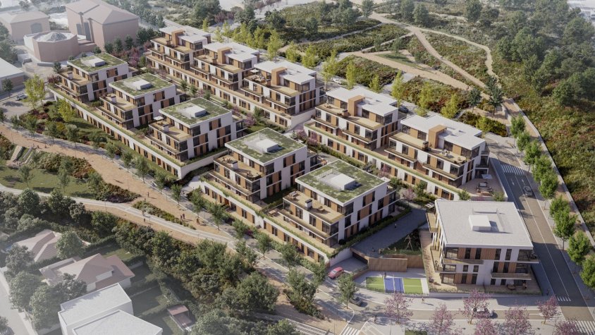 Render del projecte urbanístic de la Serreta