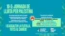 Aquesta tarda, acció en resposta a la crida feta per la Global Sumud Flotilla a favor de Palestina