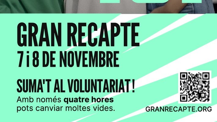 Aquest cap de setmana és el Gran Recapte d'Aliments