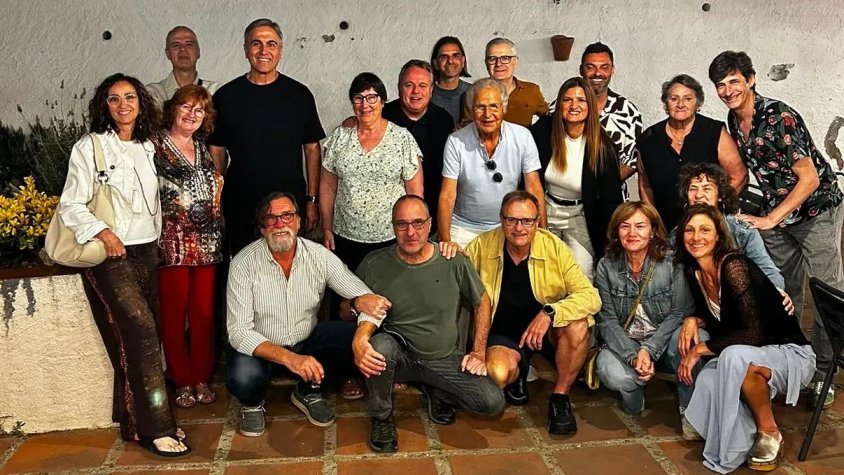Foto de família de tot el grup
